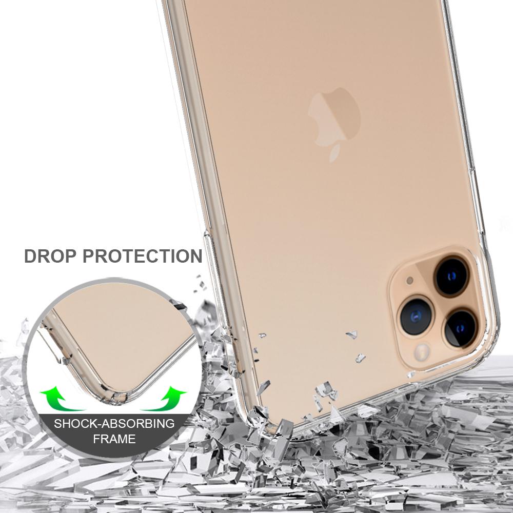 Crystal Hybrid Case iPhone 11 Pro Max transparant