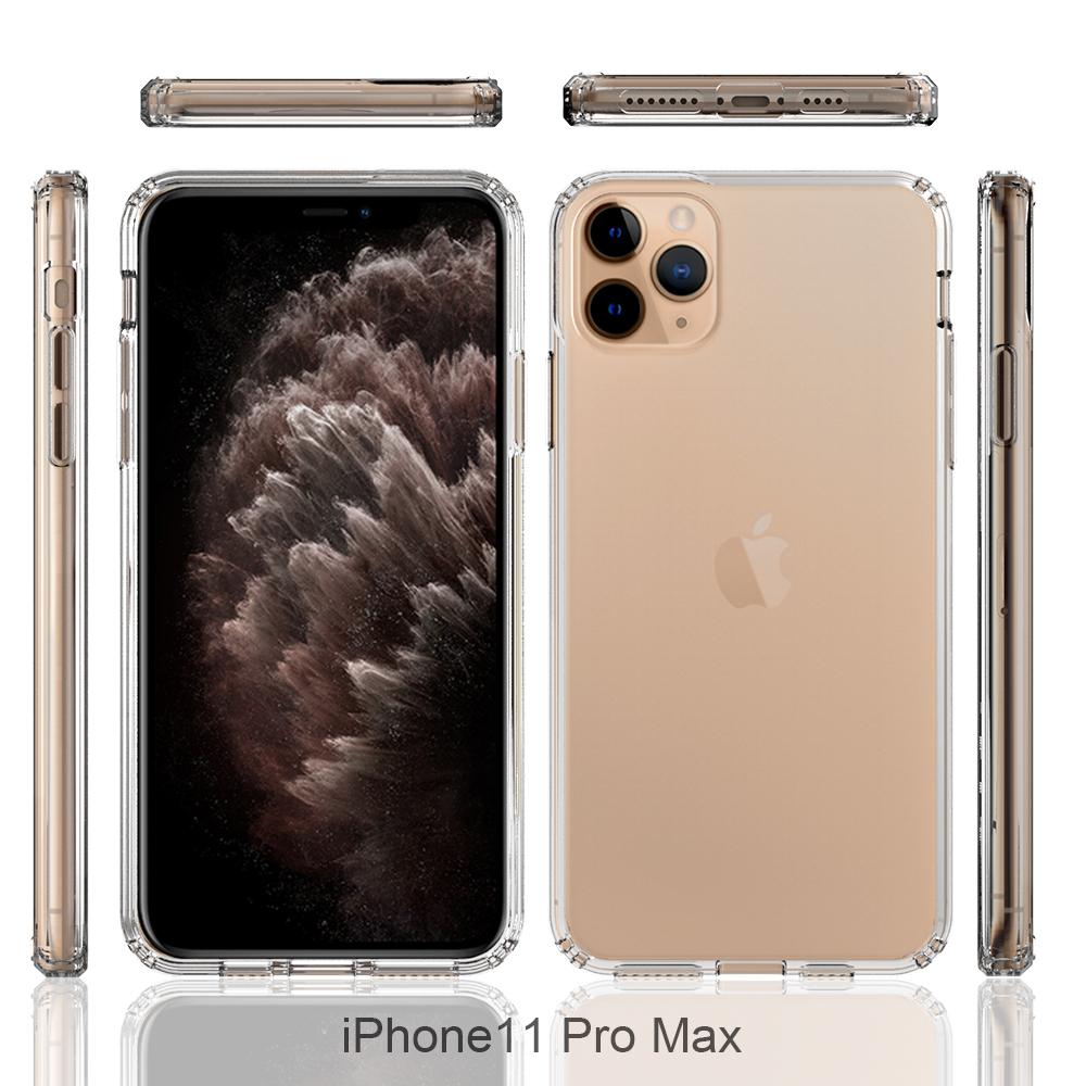 Crystal Hybrid Case iPhone 11 Pro Max transparant