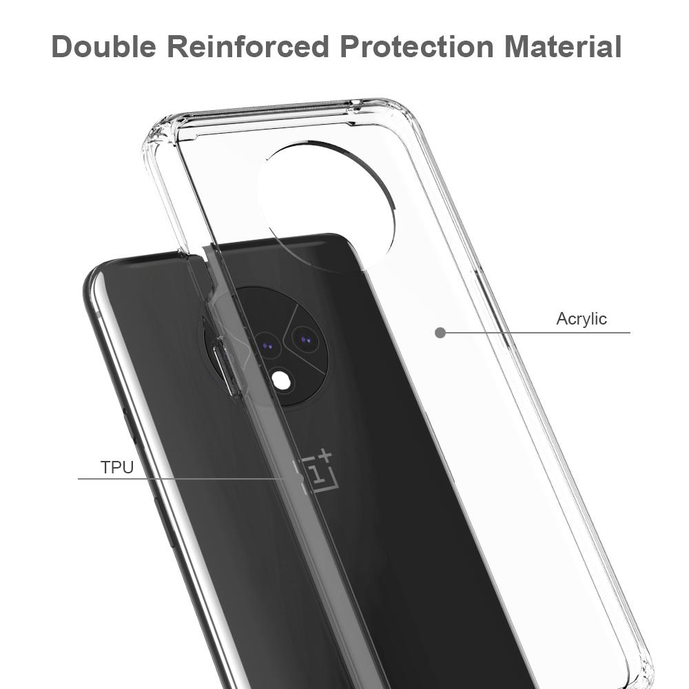 Crystal Hybrid Case OnePlus 7T Transparent