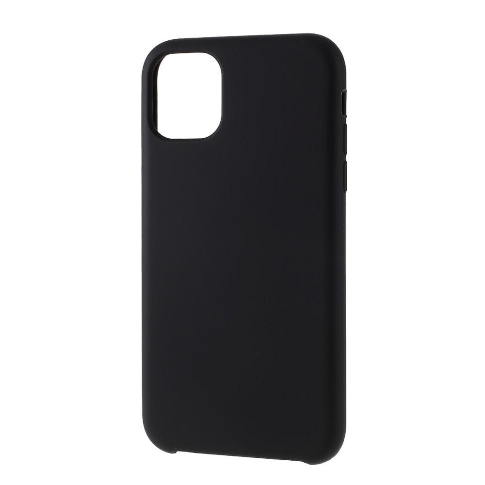 Liquid Silicone Case iPhone 11 Zwart