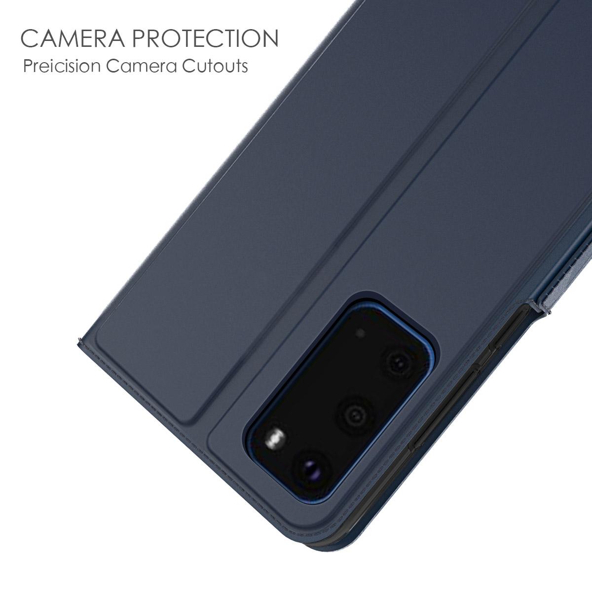 Slim Card Wallet Samsung Galaxy S20 Blauw