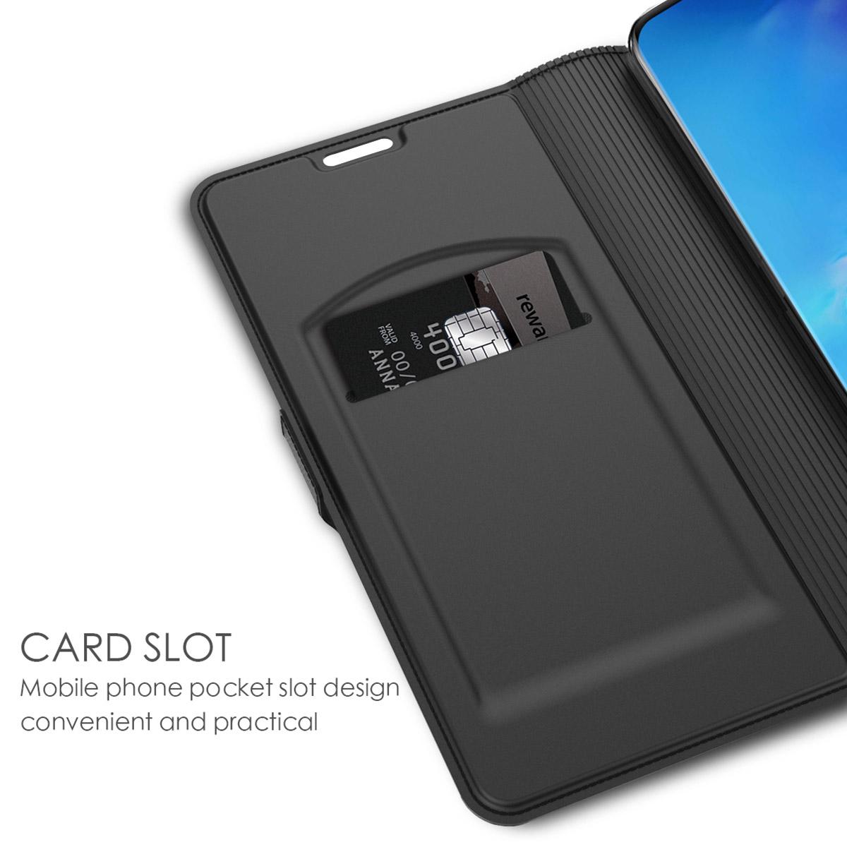 Slim Card Wallet Samsung Galaxy S20 Ultra Zwart