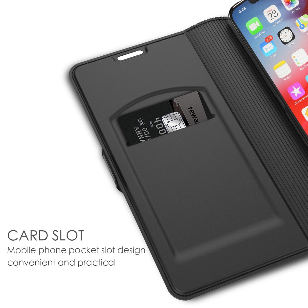 Slim Card Wallet iPhone 11 Pro Zwart