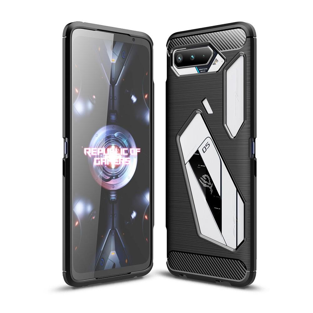 Brushed TPU Case Asus ROG Phone 5 Zwart