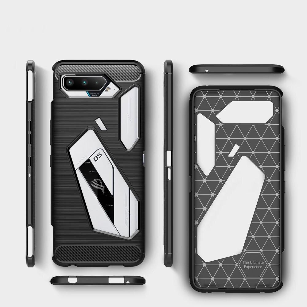 Brushed TPU Case Asus ROG Phone 5 Zwart