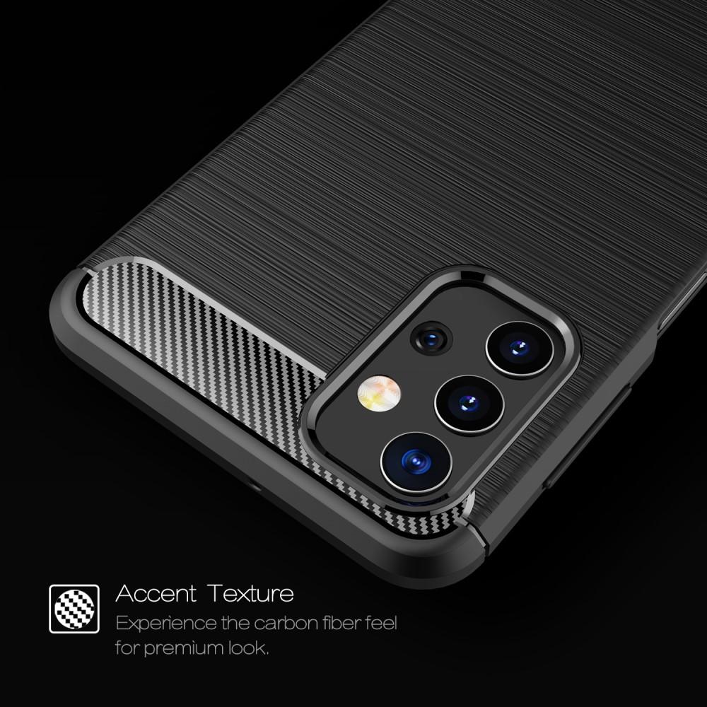 Hoesje TPU Brushed Samsung Galaxy A32 5G Zwart
