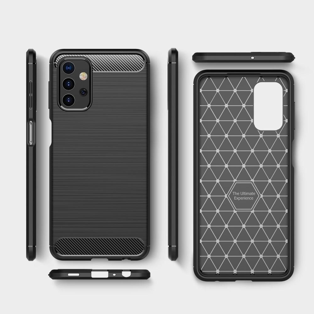Hoesje TPU Brushed Samsung Galaxy A32 5G Zwart