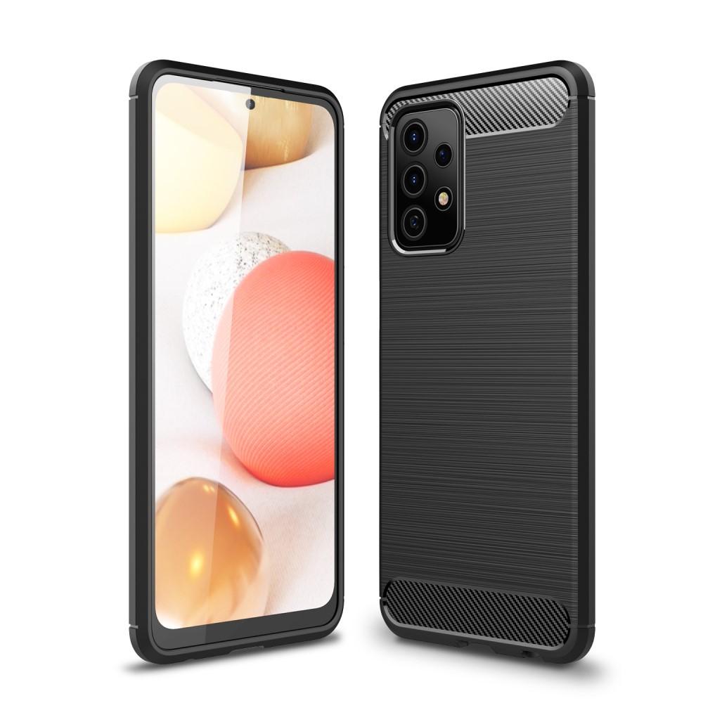 Hoesje TPU Brushed Samsung Galaxy A52 5G Zwart