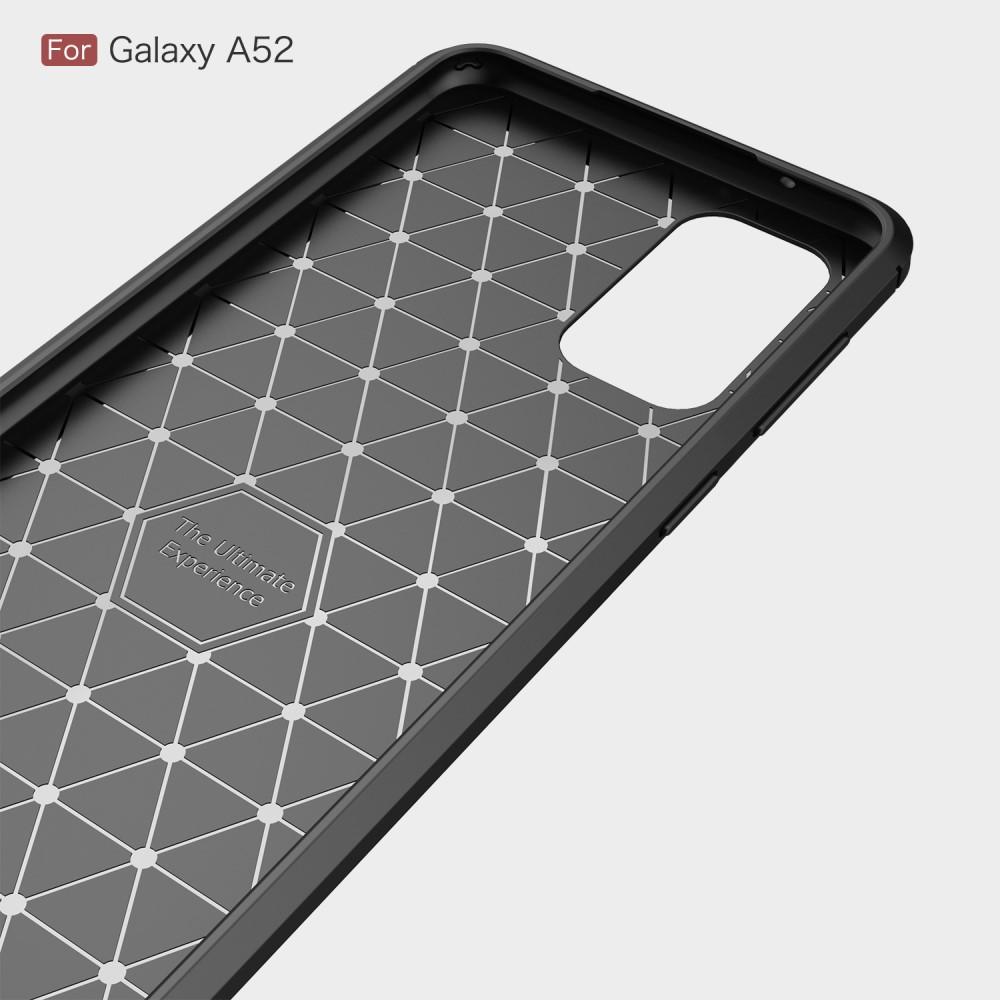Hoesje TPU Brushed Samsung Galaxy A52 5G Zwart