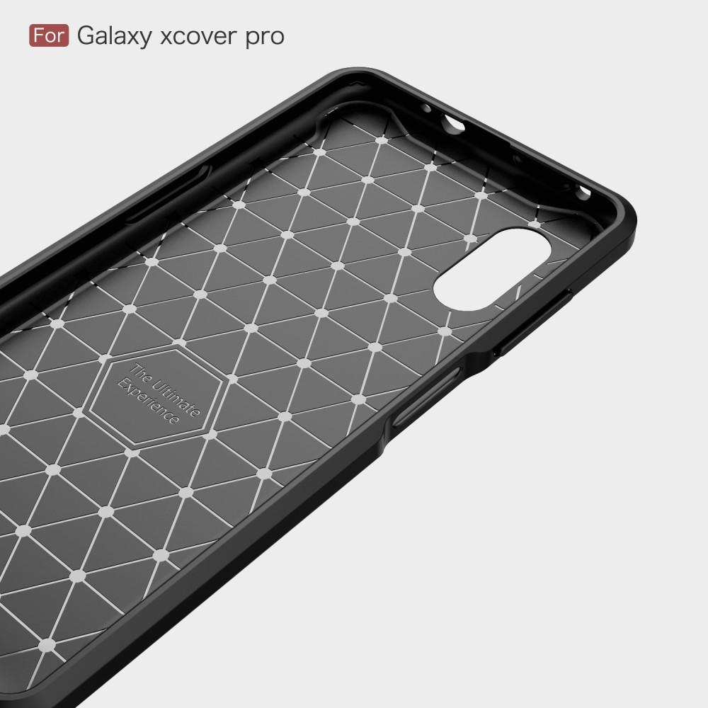 Brushed TPU Case Samsung Galaxy Xcover Pro Zwart