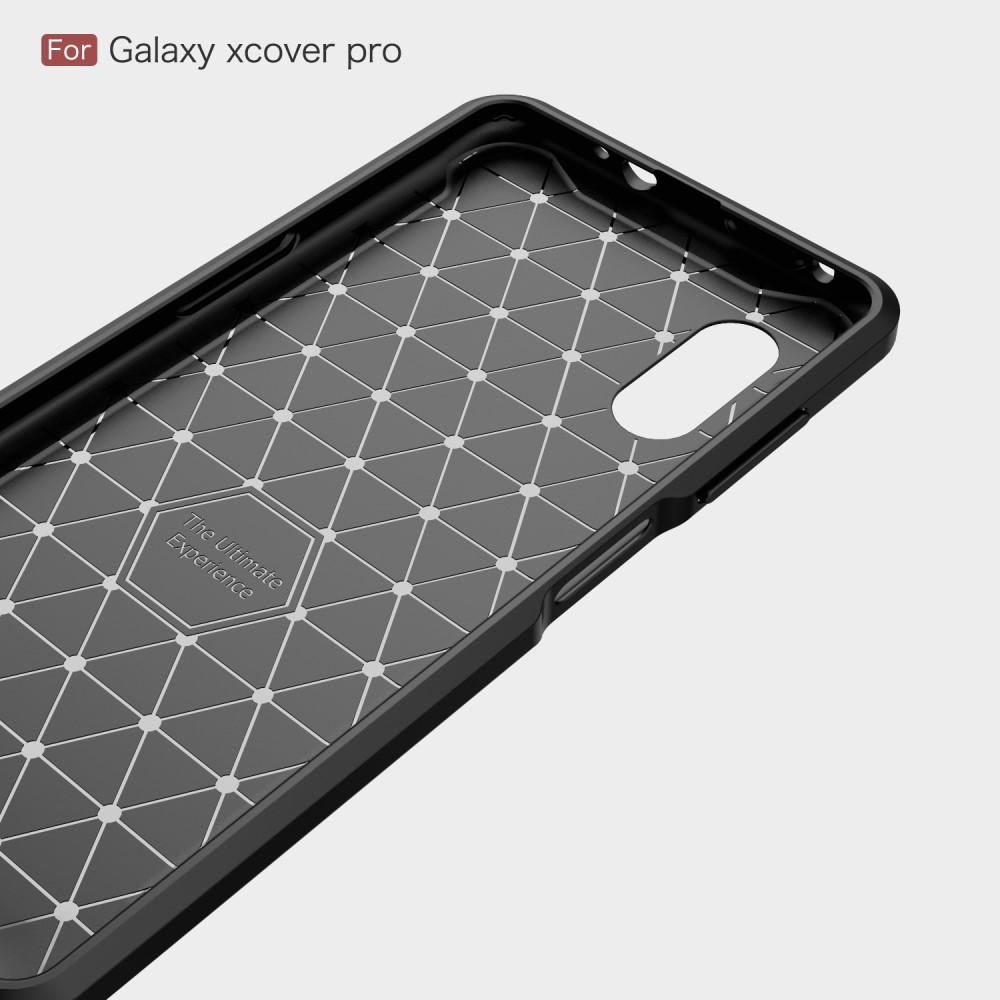 Hoesje TPU Brushed Samsung Galaxy Xcover Pro Zwart