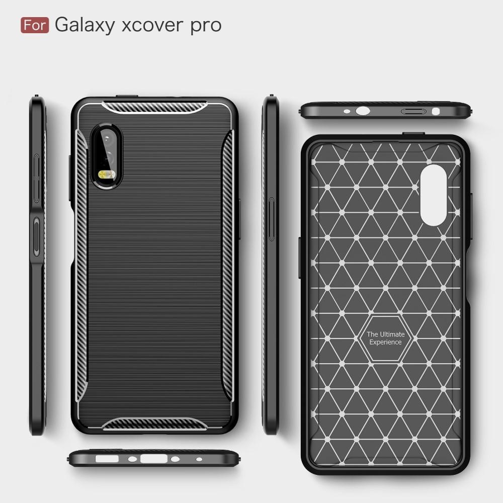 Brushed TPU Case Samsung Galaxy Xcover Pro Zwart