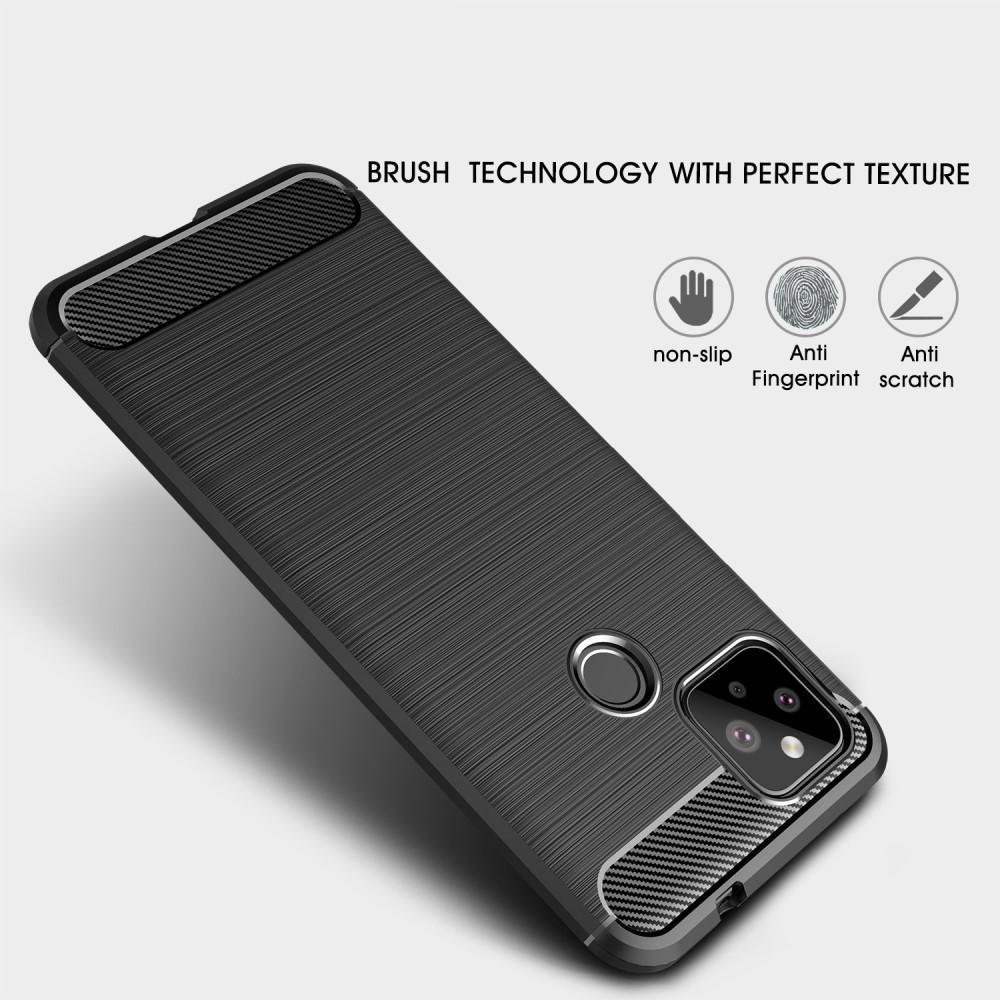 Brushed TPU Case Google Pixel 4a 5G Zwart