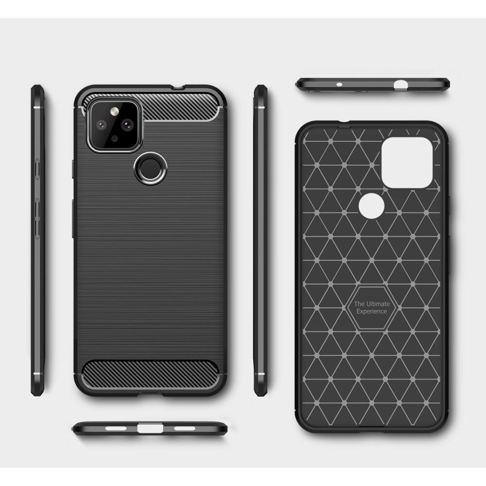 Brushed TPU Case Google Pixel 4a 5G Zwart