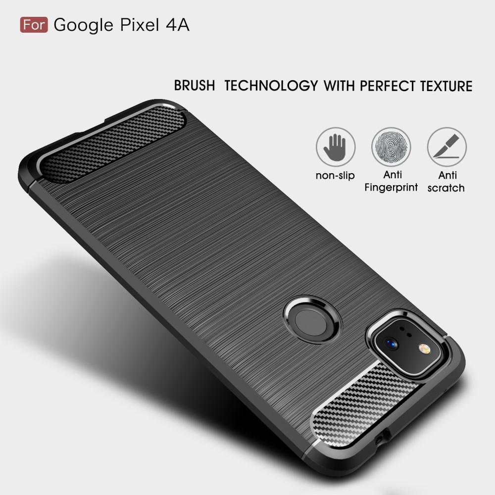 Hoesje TPU Brushed Google Pixel 4a Zwart