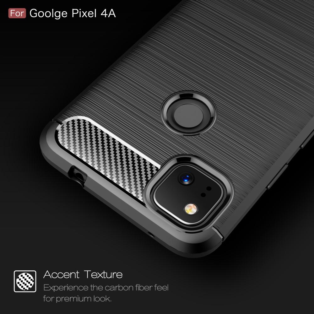 Hoesje TPU Brushed Google Pixel 4a Zwart