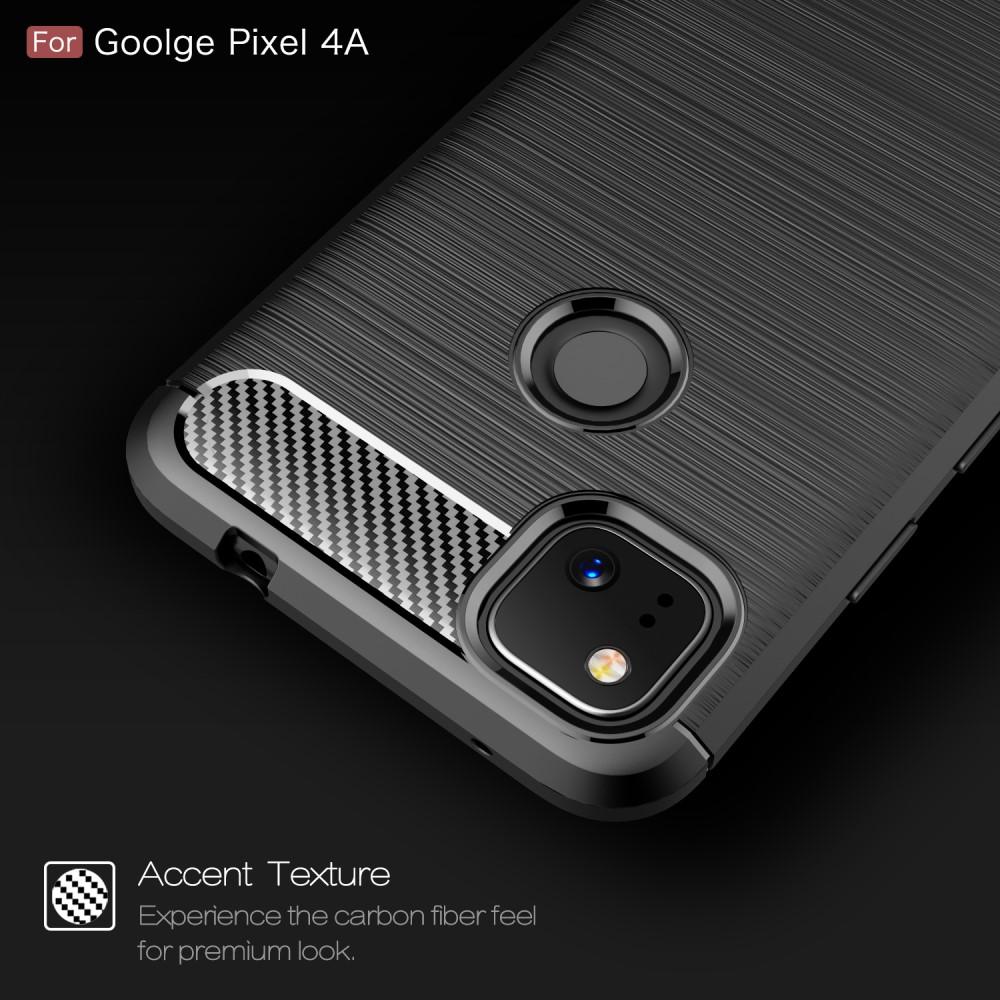 Brushed TPU Case Google Pixel 4a Zwart