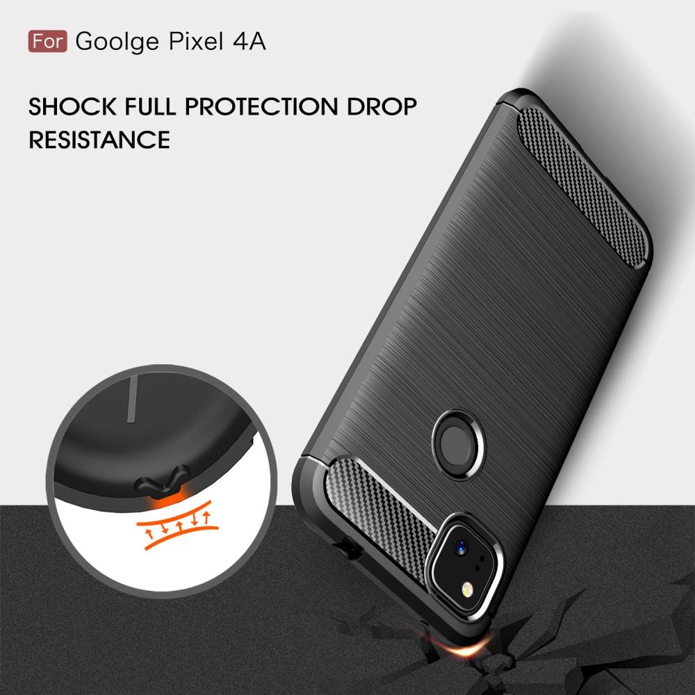 Hoesje TPU Brushed Google Pixel 4a Zwart
