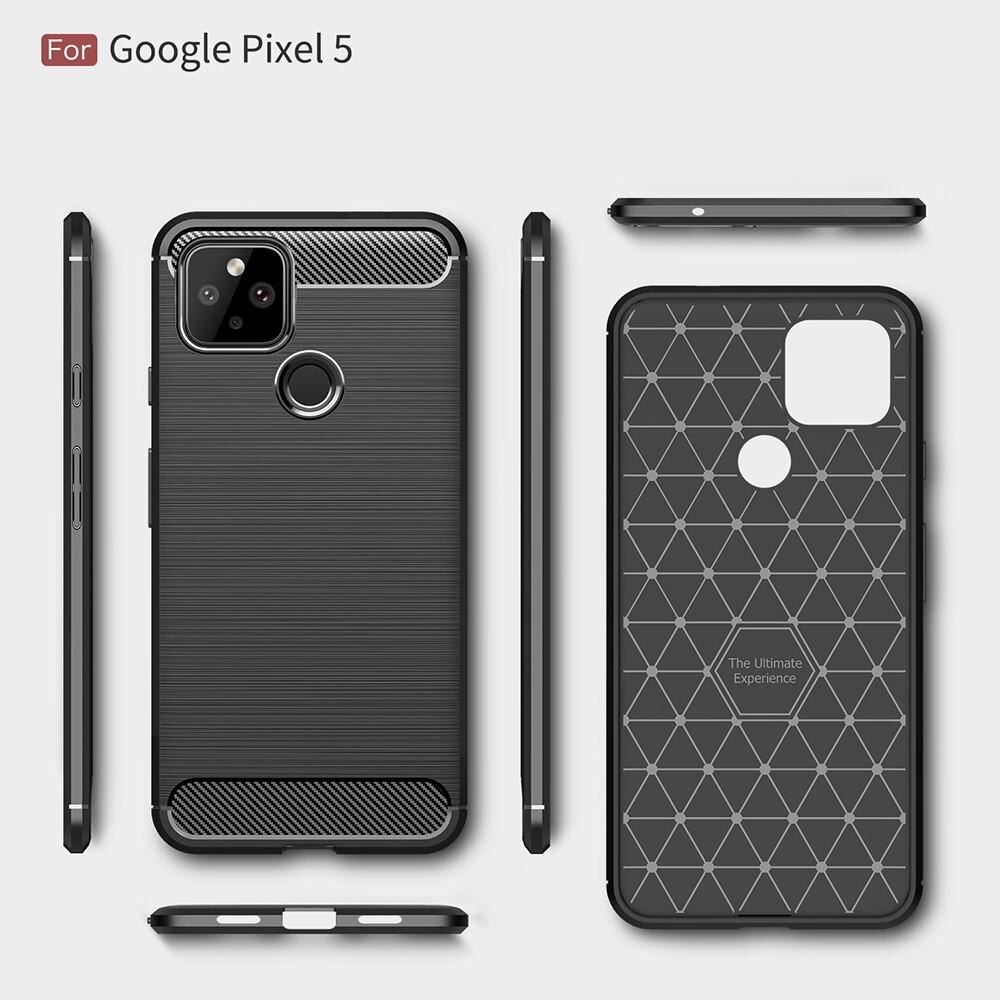 Hoesje TPU Brushed Google Pixel 5 Zwart