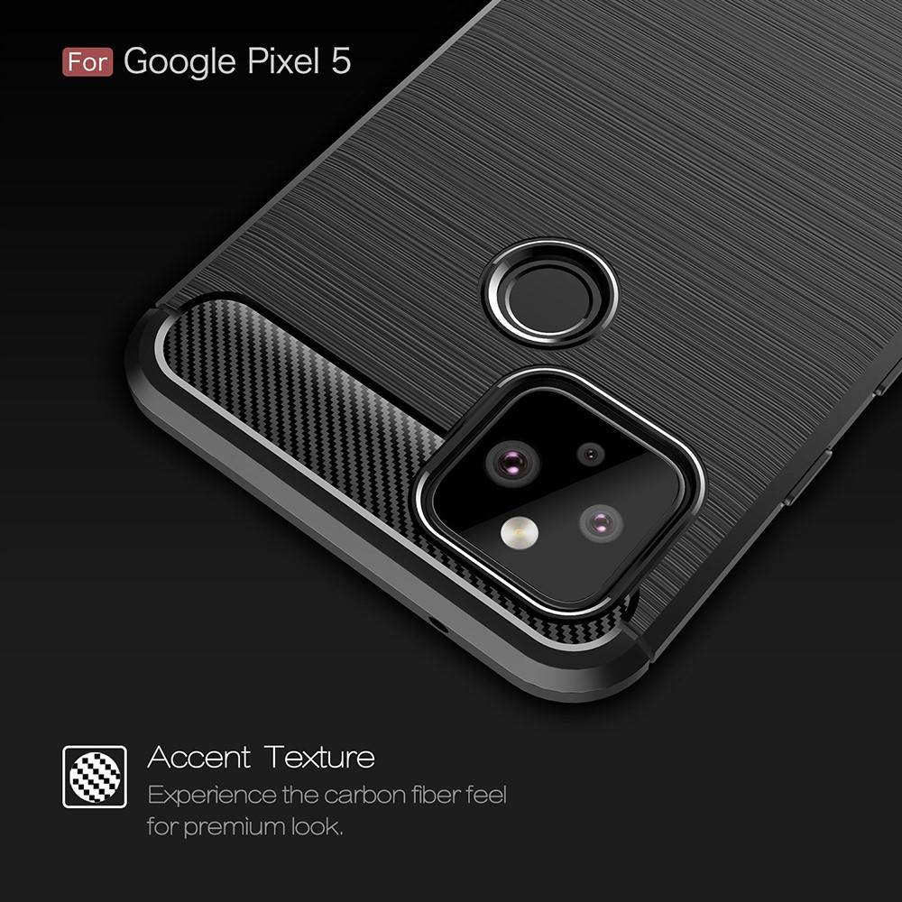 Hoesje TPU Brushed Google Pixel 5 Zwart
