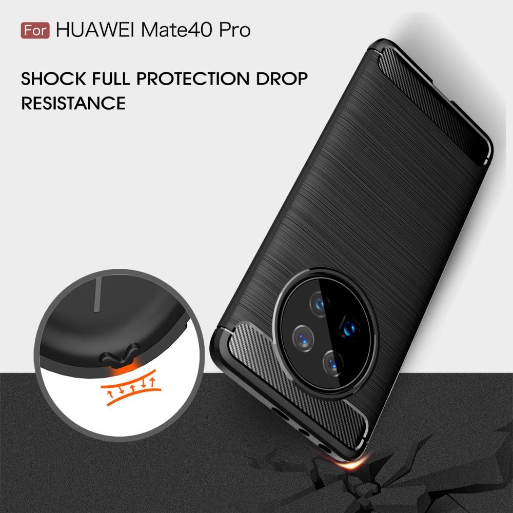 Brushed TPU Case Huawei Mate 40 Pro Zwart