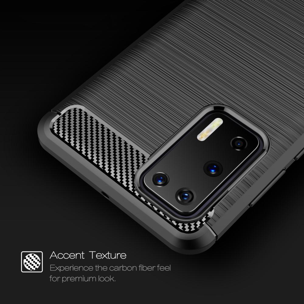 Hoesje TPU Brushed Huawei P40 Zwart