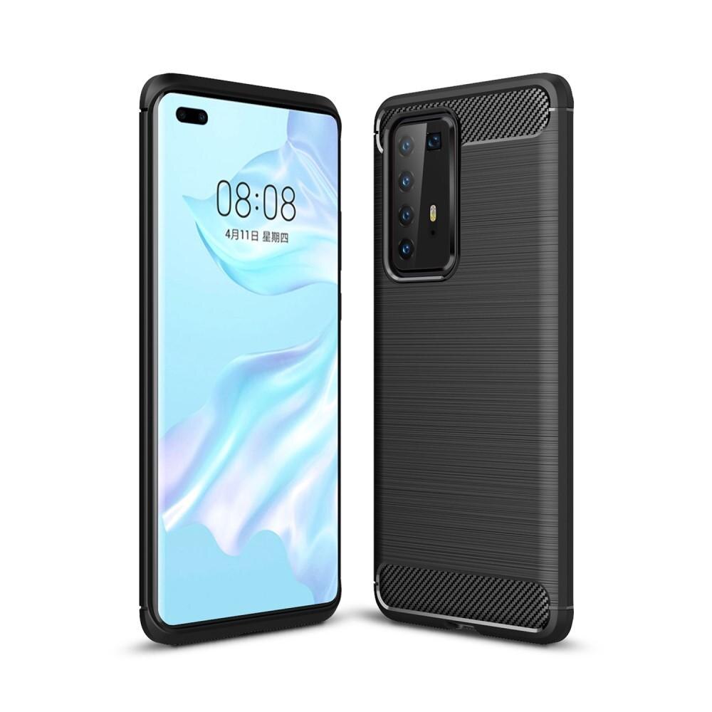 Brushed TPU Case Huawei P40 Pro Zwart