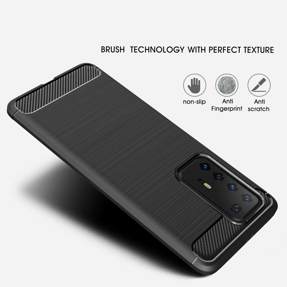 Brushed TPU Case Huawei P40 Pro Zwart