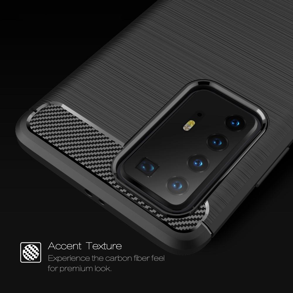 Hoesje TPU Brushed Huawei P40 Pro Zwart