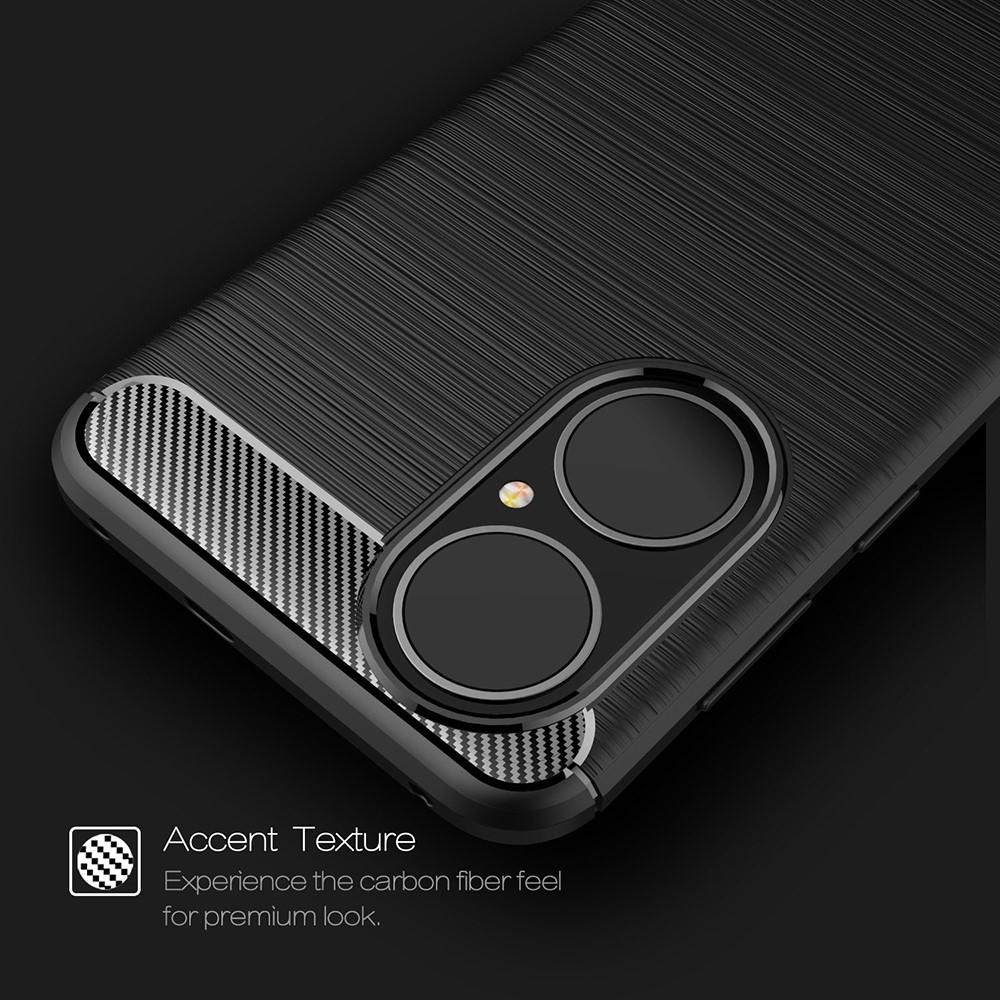 Hoesje TPU Brushed Huawei P50 Zwart
