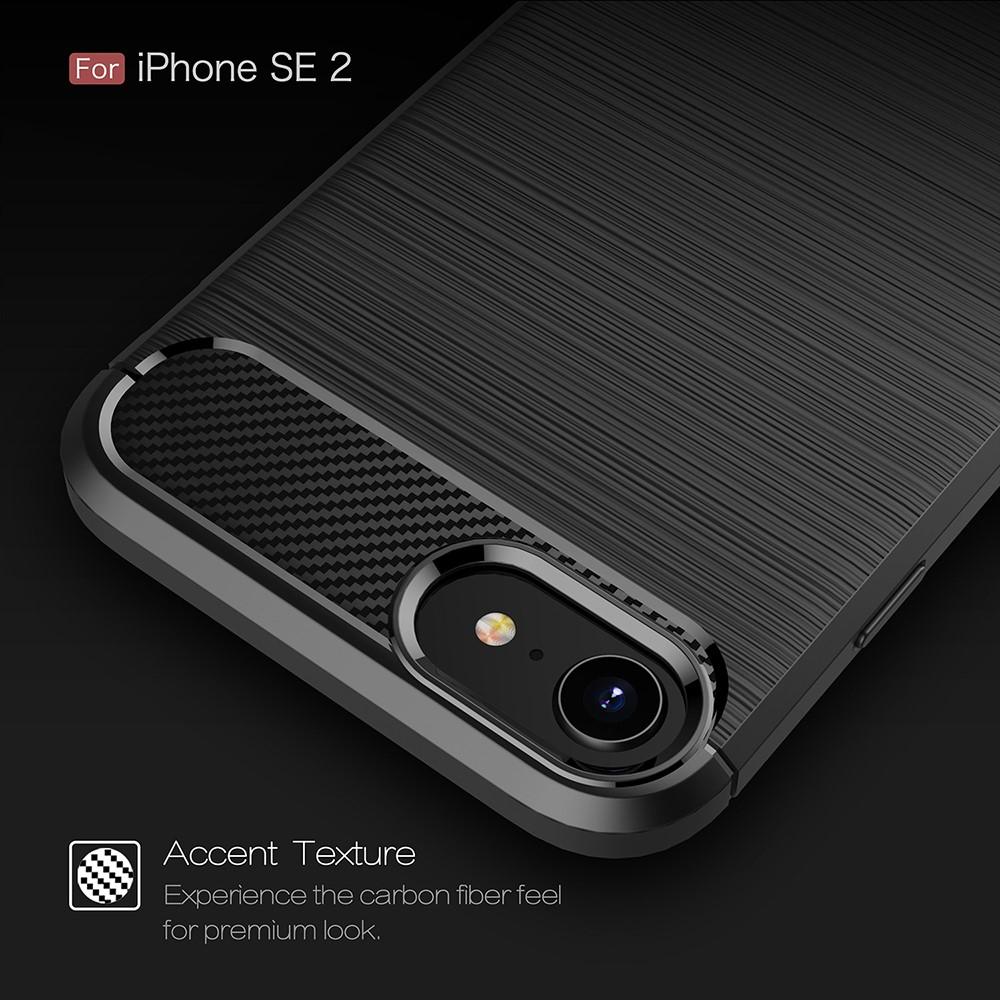 Brushed TPU Case iPhone 7 Zwart