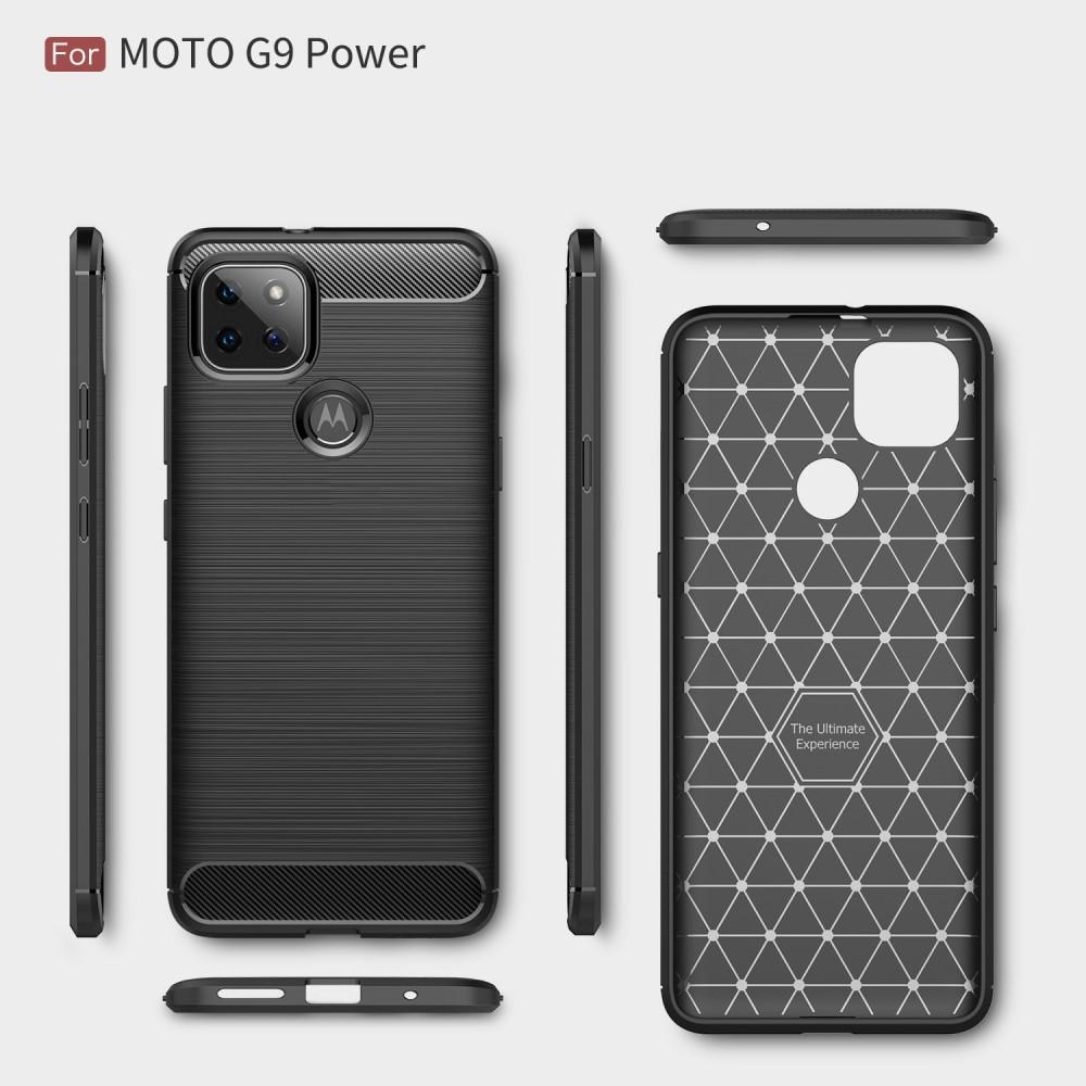 Brushed TPU Case Motorola Moto G9 Power Zwart
