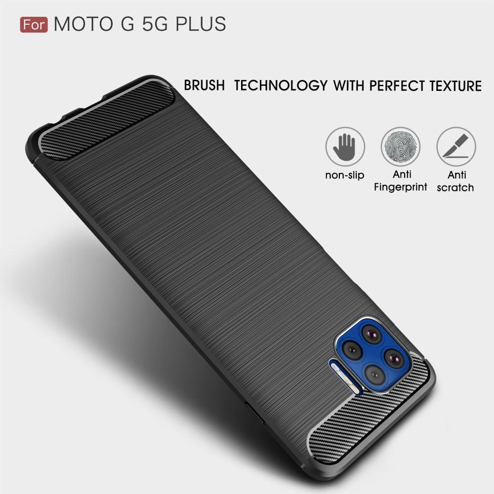 Brushed TPU Case Motorola Moto G Plus 5G Zwart