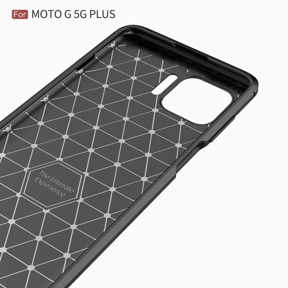 Hoesje TPU Brushed Motorola Moto G Plus 5G Zwart