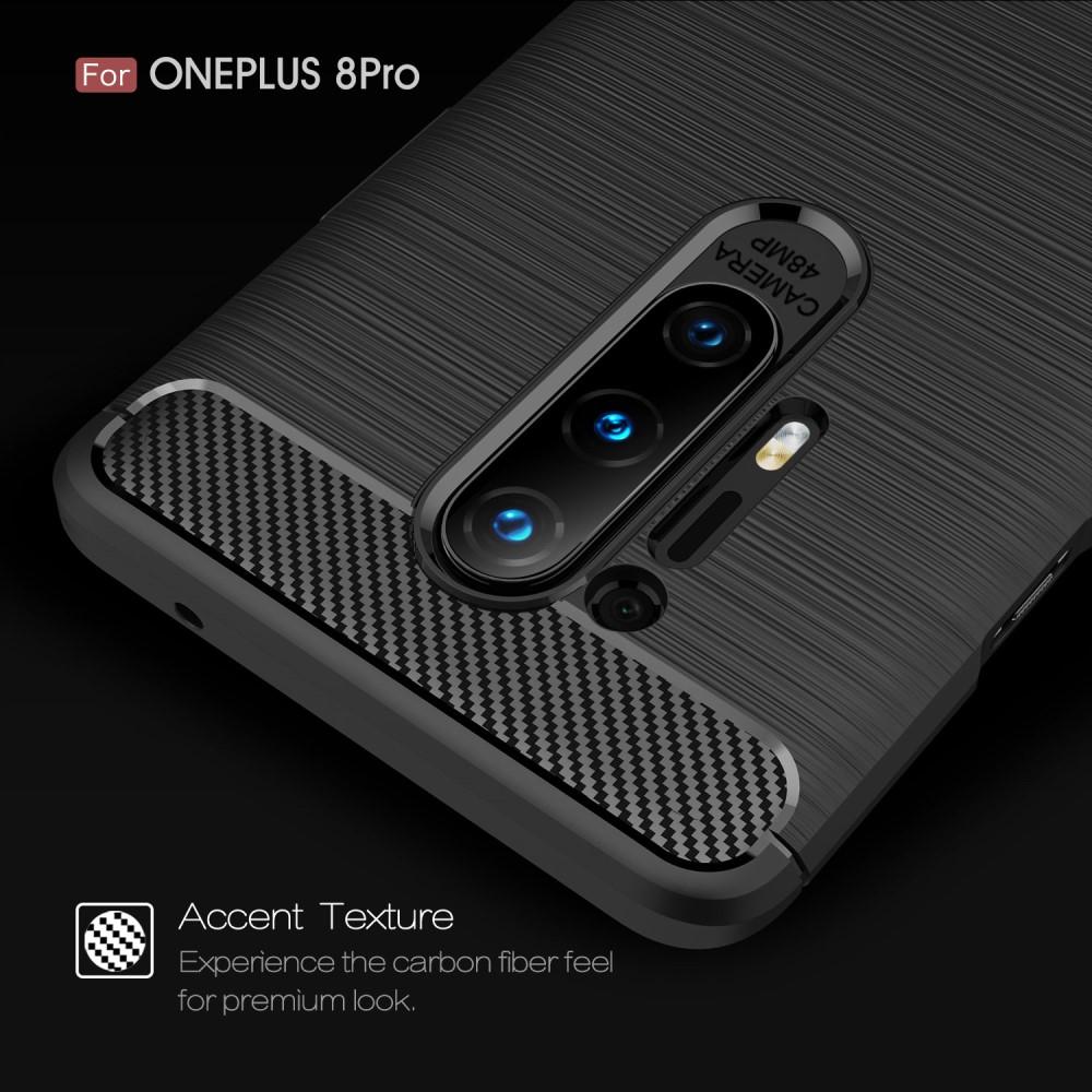 Brushed TPU Case OnePlus 8 Pro Zwart