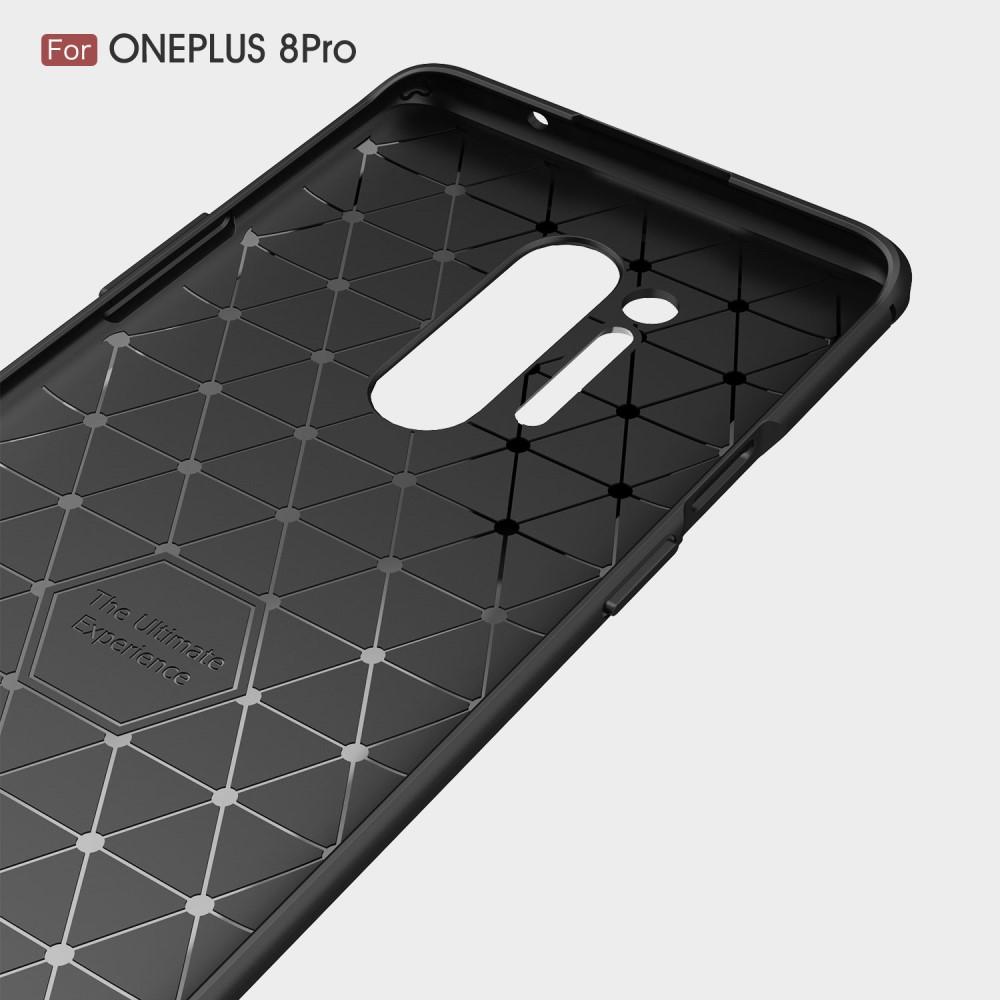 Brushed TPU Case OnePlus 8 Pro Zwart