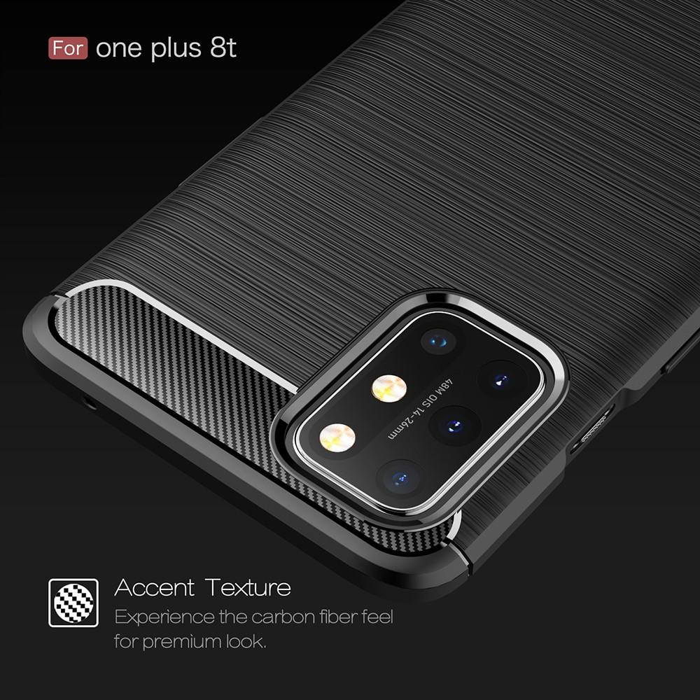 Hoesje TPU Brushed  OnePlus 8T Zwart