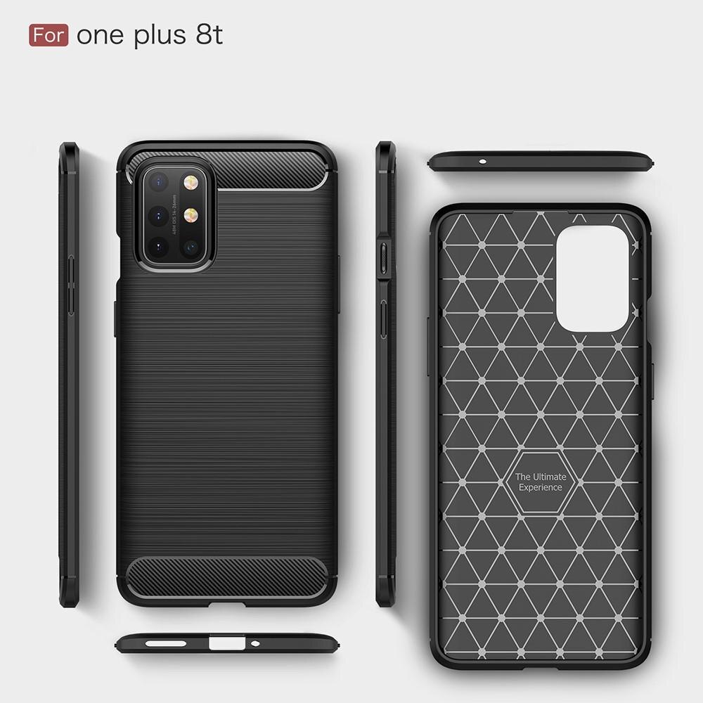 Hoesje TPU Brushed  OnePlus 8T Zwart