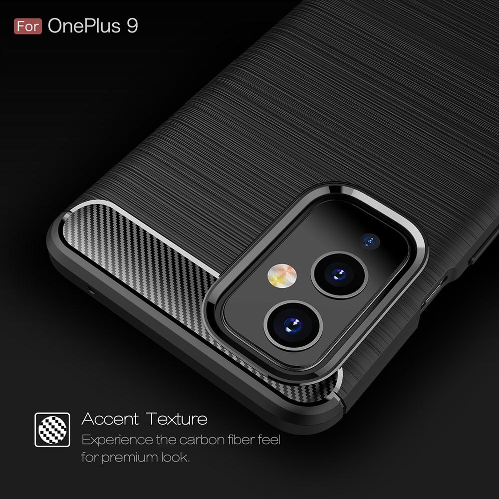 Brushed TPU Case OnePlus 9 Zwart