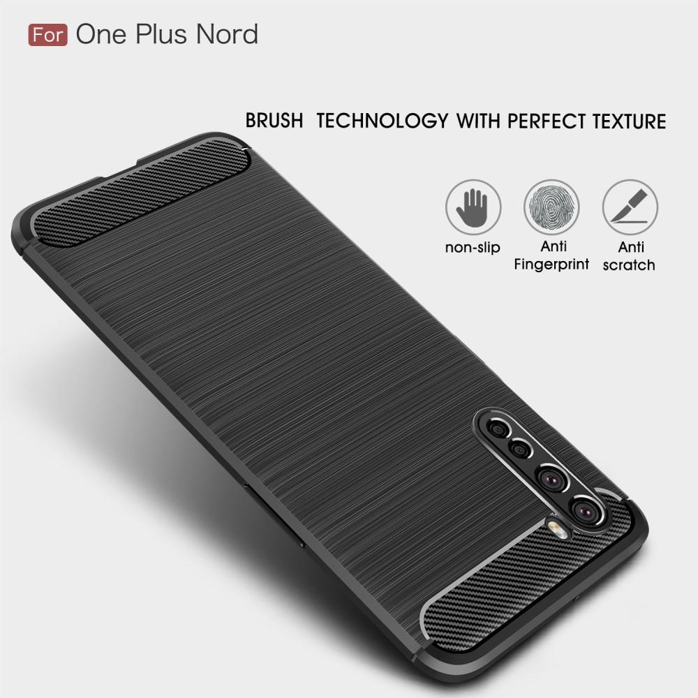 Hoesje TPU Brushed  OnePlus Nord Zwart