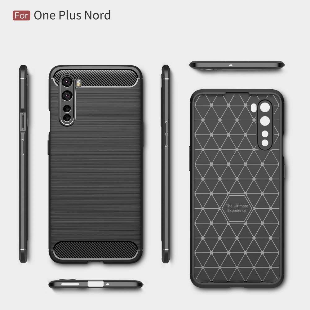 Hoesje TPU Brushed  OnePlus Nord Zwart