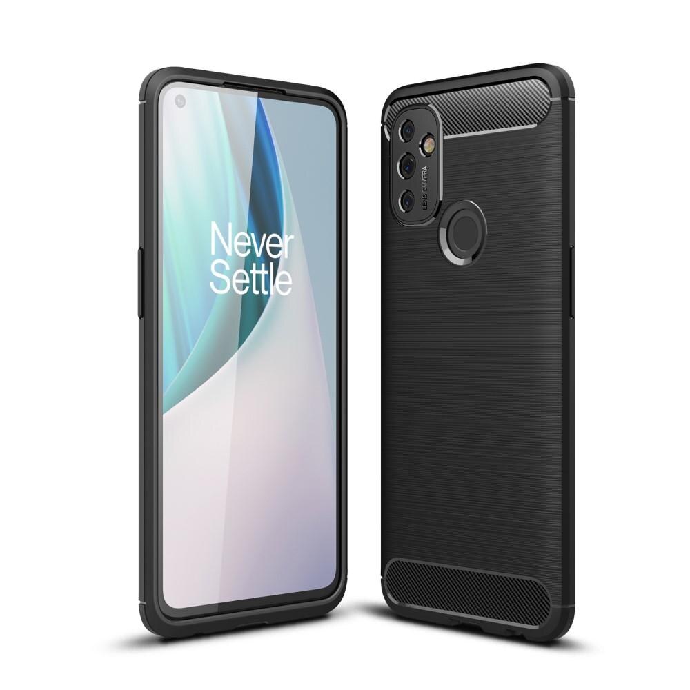 Hoesje TPU Brushed  OnePlus Nord N100 Zwart