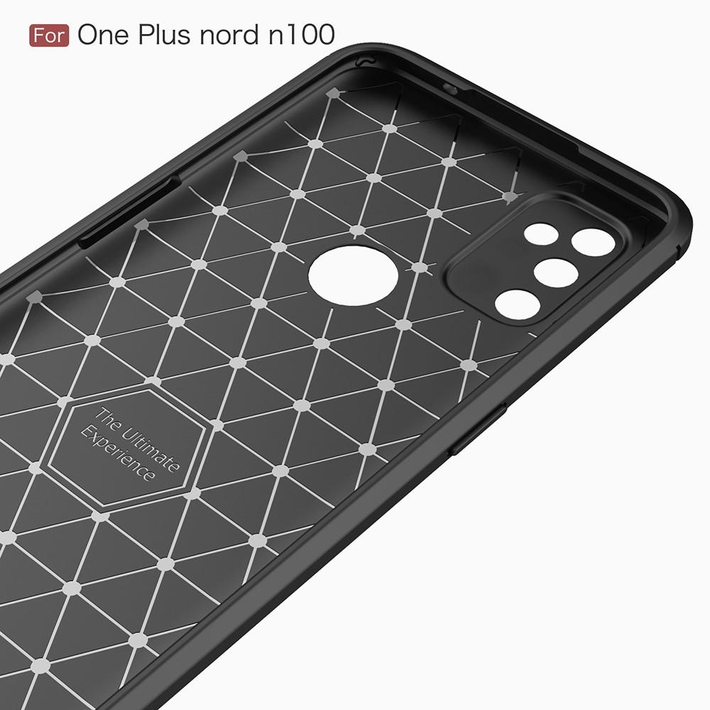 Hoesje TPU Brushed  OnePlus Nord N100 Zwart