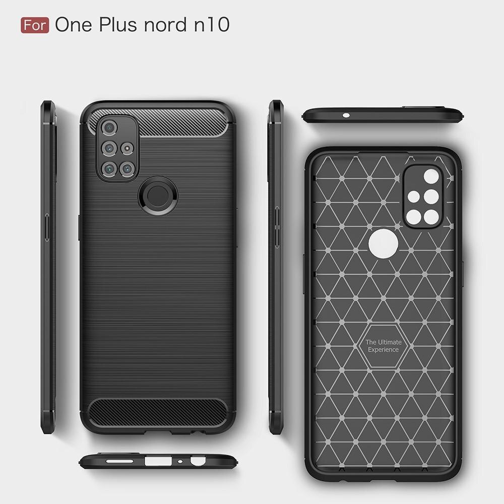 Brushed TPU Case OnePlus Nord N10 5G Zwart