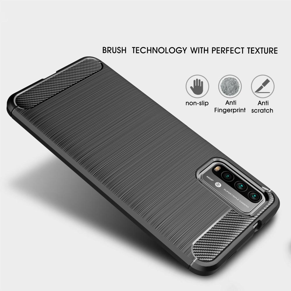 Brushed TPU Case Xiaomi Poco M3 Zwart