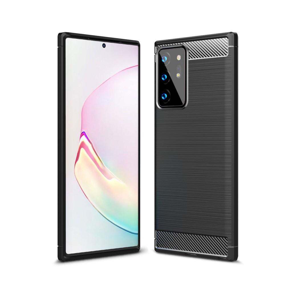 Hoesje TPU Brushed Samsung Galaxy Note 20 Ultra Zwart