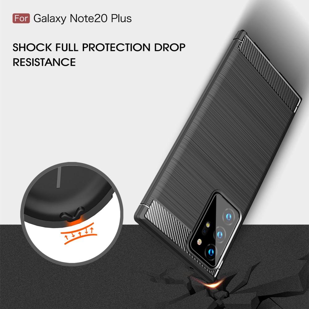 Hoesje TPU Brushed Samsung Galaxy Note 20 Ultra Zwart