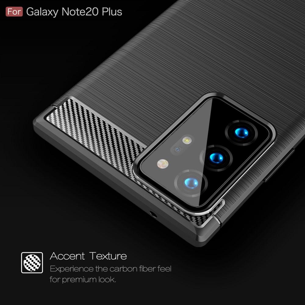 Hoesje TPU Brushed Samsung Galaxy Note 20 Ultra Zwart