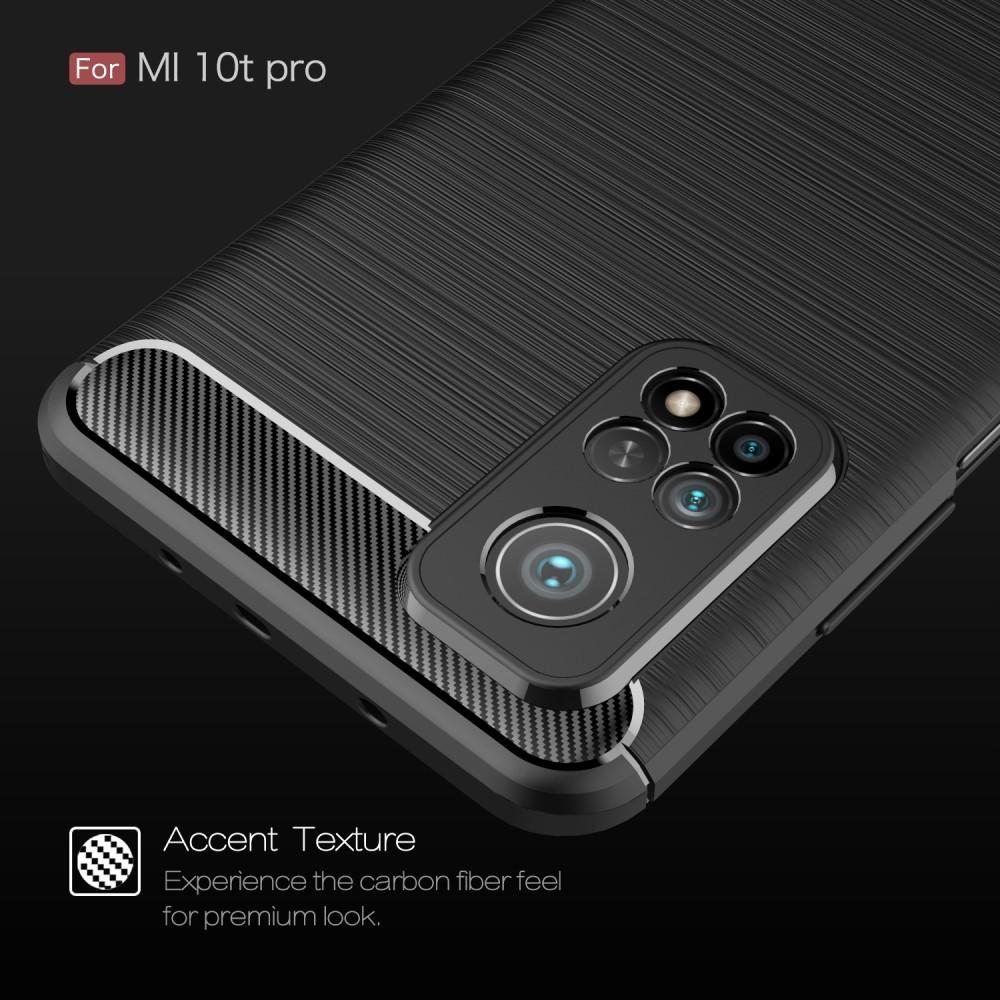 Hoesje TPU Brushed Xiaomi Mi 10T/10T Pro Zwart