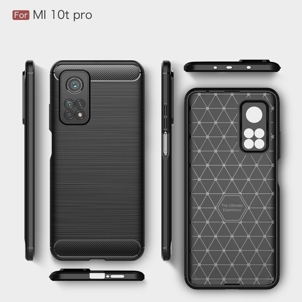 Hoesje TPU Brushed Xiaomi Mi 10T/10T Pro Zwart